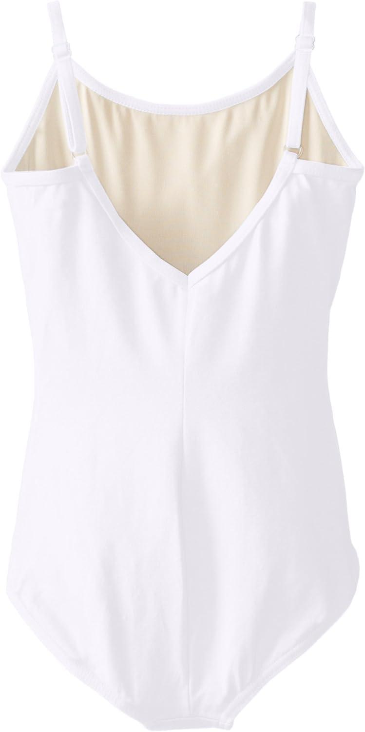 imageCapezio Big Girls Classics Camisole Leotard with Adjustable StrapsWhite
