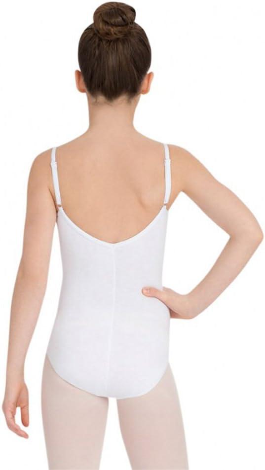 imageCapezio Big Girls Classics Camisole Leotard with Adjustable StrapsWhite