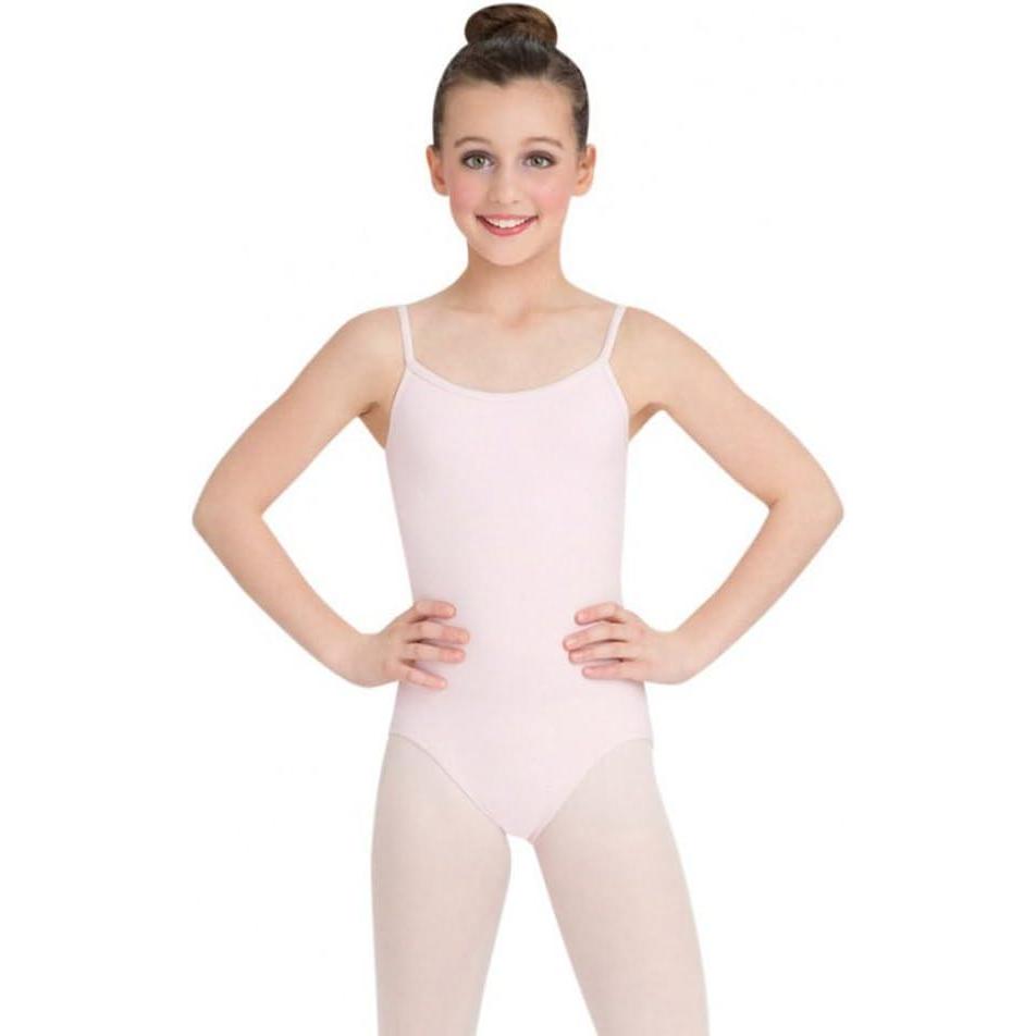 imageCapezio Big Girls Classics Camisole Leotard with Adjustable StrapsPink