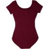 imageCapezio Big Girls Classic Short Sleeve LeotardBurgundy