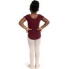 imageCapezio Big Girls Classic Short Sleeve LeotardBurgundy
