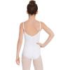 imageCapezio Big Girls Classics Camisole Leotard with Adjustable StrapsWhite