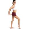 imageCapezio Girls Boy Cut Low Rise ShortMaroon