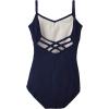 imageCapezio Girls Classics VNeck Camisole LeotardNavy Blue