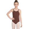 imageCapezio Girls Team Basic Camisole Leotard with Adjustable StrapsEspresso