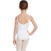 imageCapezio Girls Team Basic Camisole Leotard with Adjustable StrapsWhite