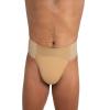 imageCapezio Mens Quilted Cotton Panel Thong Dance BeltNatural