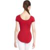 imageCapezio Womens Classic Short Sleeve LeotardGarnet