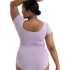 imageCapezio Womens Classic Short Sleeve LeotardLavender