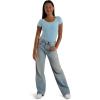 imageCapezio Womens Classic Short Sleeve LeotardLight Blue