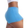 imageCapezio Womens Team Basic Boy Cut Low Rise ShortColumbia Blue