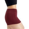 imageCapezio Womens Team Basic Boy Cut Low Rise ShortMaroon