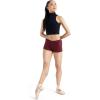 imageCapezio Womens Team Basic Boy Cut Low Rise ShortMaroon