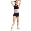 imageCapezio Womens Team Basic Boy Cut Low Rise ShortNavy