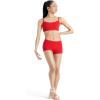imageCapezio Womens Team Basic Boy Cut Low Rise ShortRed