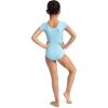 imageCapezio girls Short Sleeve Leotard  GirlsLight Blue
