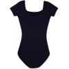 imageCapezio girls Short Sleeve Leotard  GirlsNavy