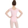 imageCapezio girls Short Sleeve Leotard  GirlsPink