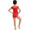 imageCapezio girls Short Sleeve Leotard  GirlsRed