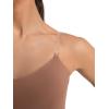 imageCapezio womens Camisole Leotard With Clear Transition StrapsSuntan