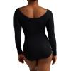 imageCapezio womens Long Sleeve LeotardBlack