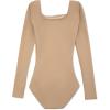 imageCapezio womens Long Sleeve LeotardNude