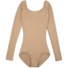 imageCapezio womens Long Sleeve LeotardNude