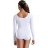 imageCapezio womens Long Sleeve LeotardWhite