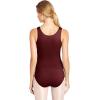 imageWomens HighNeck Tank LeotardBurgundy