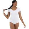 imageCapezio Womens Classic Short Sleeve LeotardWhite
