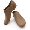 imageCapezio Womens E Series Jazz Slipon ShoeCaramel
