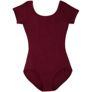 imageCapezio Big Girls Classic Short Sleeve LeotardBurgundy