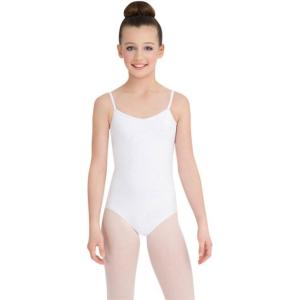 imageCapezio Girls Classics VNeck Camisole LeotardWhite