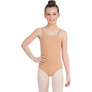 imageCapezio Girls Team Basic Camisole Leotard with Adjustable StrapsLight Suntan