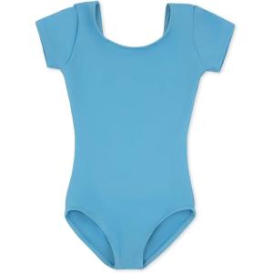 imageCapezio girls Short Sleeve Leotard  GirlsLight Blue