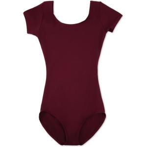 imageCapezio girls Short Sleeve Leotard  GirlsMaroon