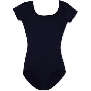 imageCapezio girls Short Sleeve Leotard  GirlsNavy