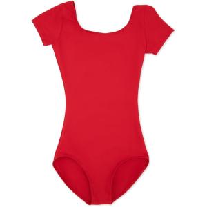 imageCapezio girls Short Sleeve Leotard  GirlsRed