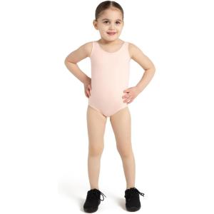 imageCapezio girls Team Basic Tank LeotardBallet Pink