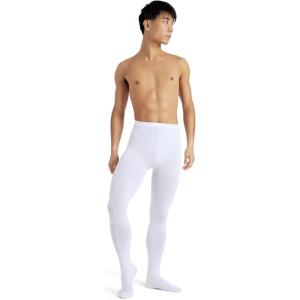 imageCapezio mens Mens Footed TightDyeable White