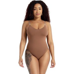 imageCapezio womens Camisole Leotard With Clear Transition StrapsSkintone 60