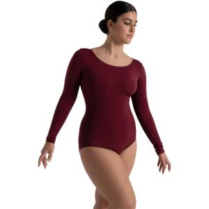 imageCapezio womens Long Sleeve LeotardMaroon