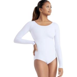 imageCapezio womens Long Sleeve LeotardWhite