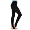 imageCapezio Girls Ultra Soft Self Knit Waistband Stirrup Tight  GirlsBlack