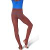 imageCapezio Girls Ultra Soft Self Knit Waistband Stirrup Tight  GirlsChestnut