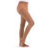 imageCapezio Girls Ultra Soft Self Knit Waistband Stirrup Tight  GirlsDark Suntan