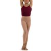 imageCapezio Girls Hold ampamp Stretch Footless Tight SocksSuntan