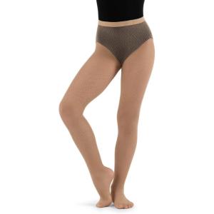 imageCapezio Big Girls Studio Basics Fishnet Seamless TightCaramel