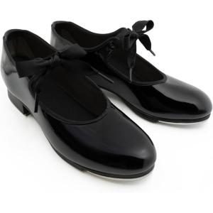 imageCapezio Girls Jr Tyette Tap Shoe DanceBlack Patent