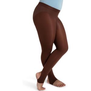 imageCapezio Girls Ultra Soft Self Knit Waistband Stirrup Tight  GirlsJava